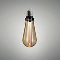 Ampoule LED E27 décorative à conduit en résine, 17 cm, 3 teintes, doré