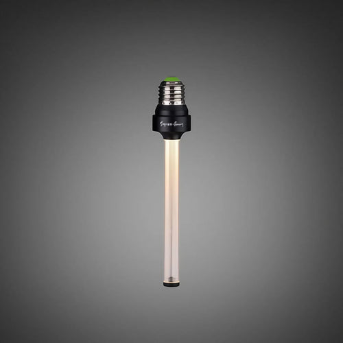 Ampoule LED E27 allongée teinte fumée, 5 W, blanc chaud 2700 K