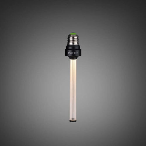 Ampoule LED E27 allongée teinte fumée, 5 W, blanc chaud 2700 K