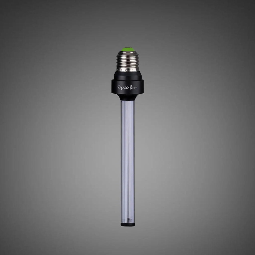 Ampoule LED E27 allongée teinte fumée, 5 W, blanc chaud 2700 K