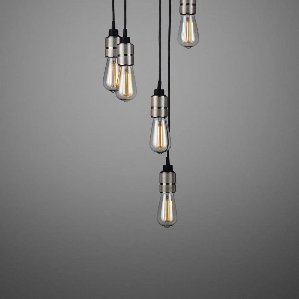 Ampoule LED E27 en forme de goutte, verre ambré, blanc chaud