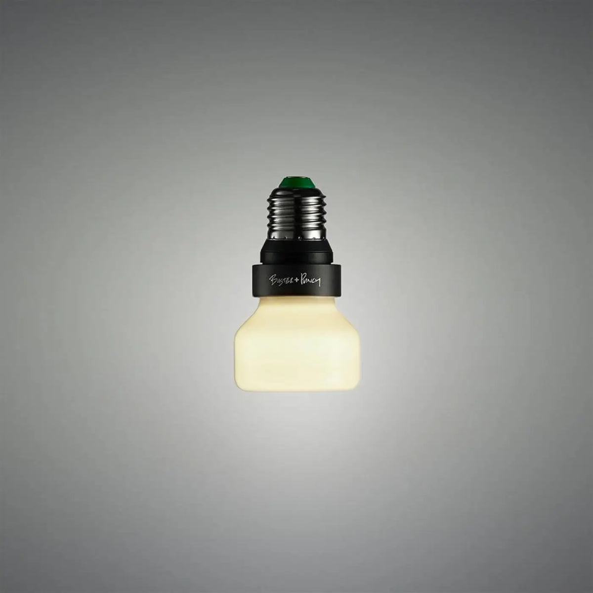 Ampoule LED E27 en forme de palet, opale, blanc chaud