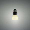 Ampoule LED E27 en forme de palet, opale, blanc chaud