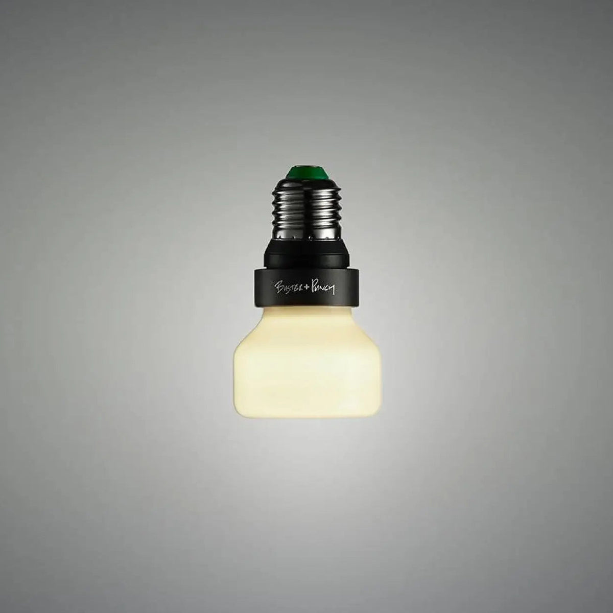 Ampoule LED E27 en forme de palet, opale, blanc chaud