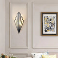 Applique murale pour couloir et escalier, noir ou doré, noir