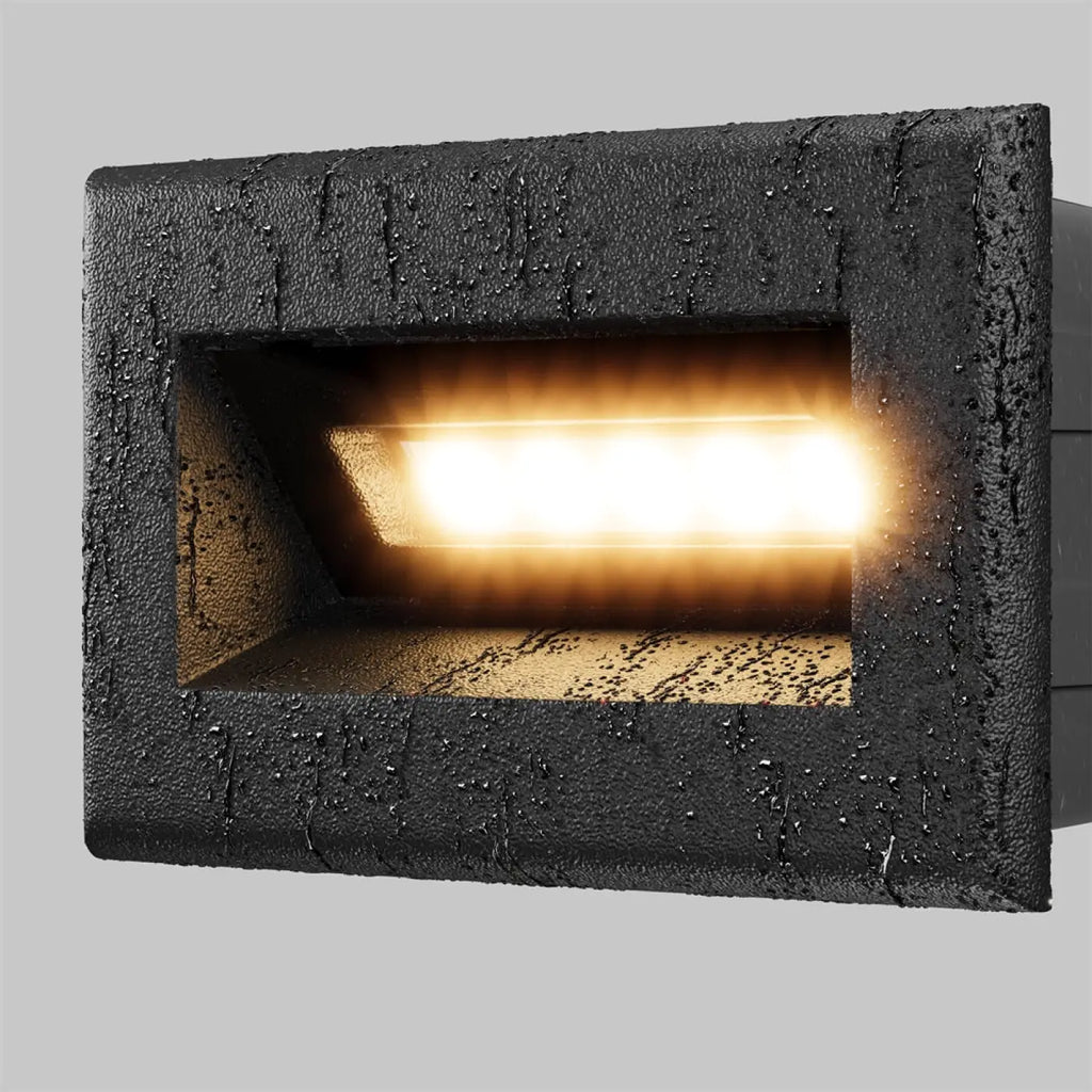 Applique encastrable LED pour escalier en aluminium, IP65
