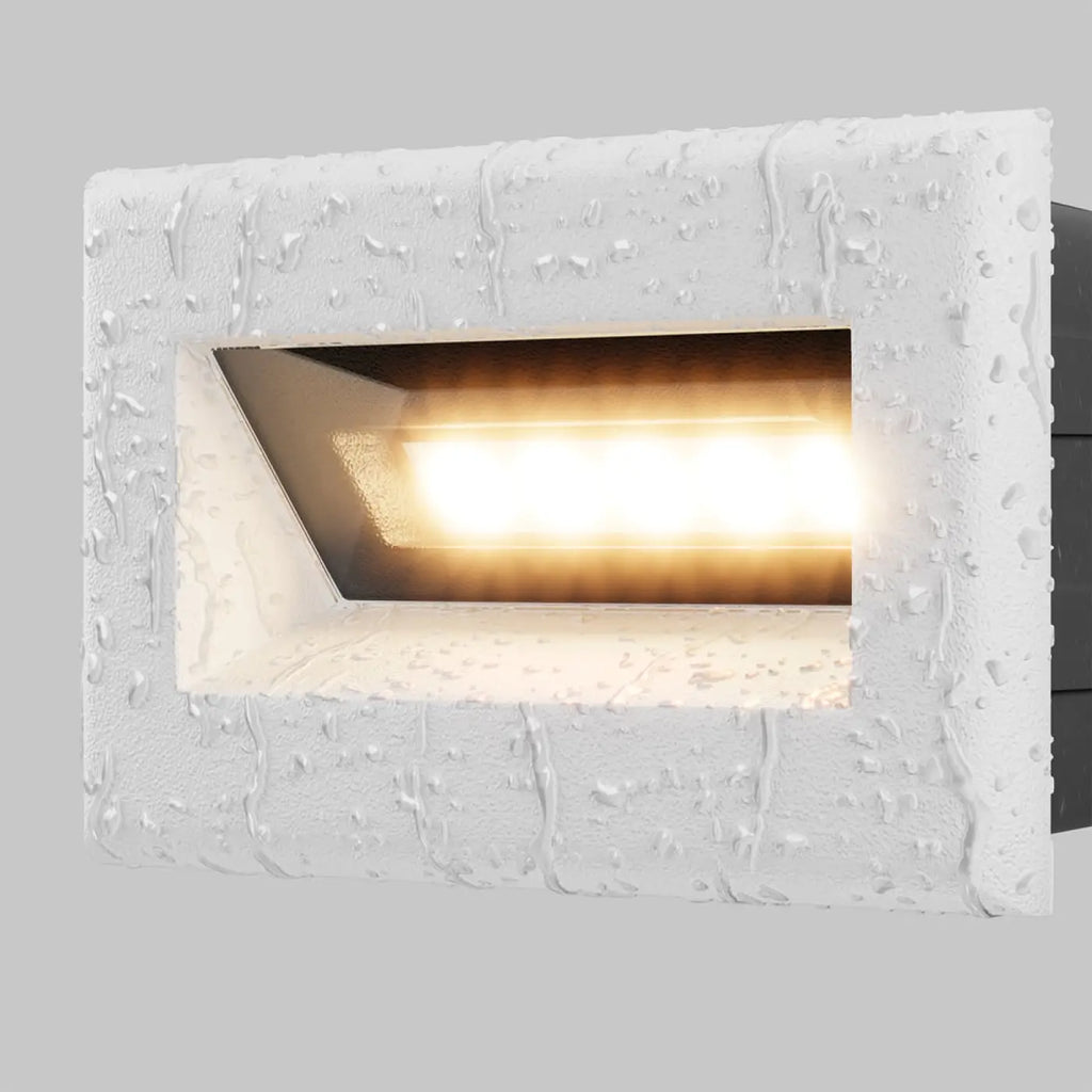 Applique encastrable LED pour escalier en aluminium, IP65