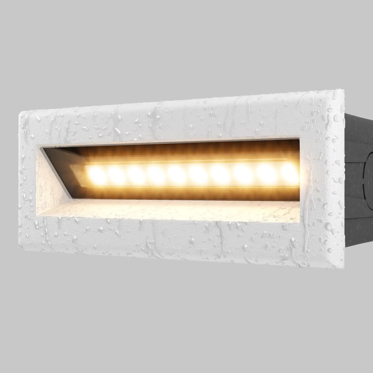 Applique encastrable LED pour escalier en aluminium, IP65