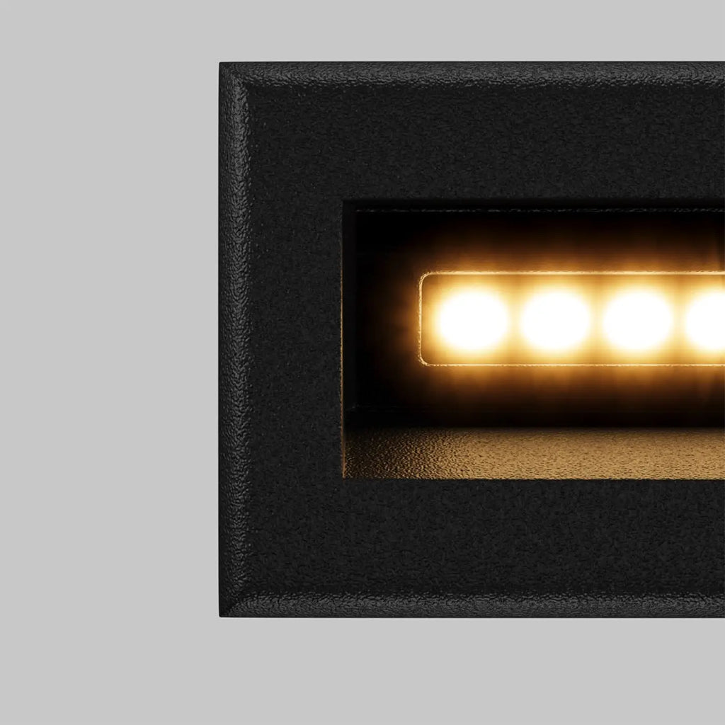 Applique encastrable LED pour escalier en aluminium, IP65