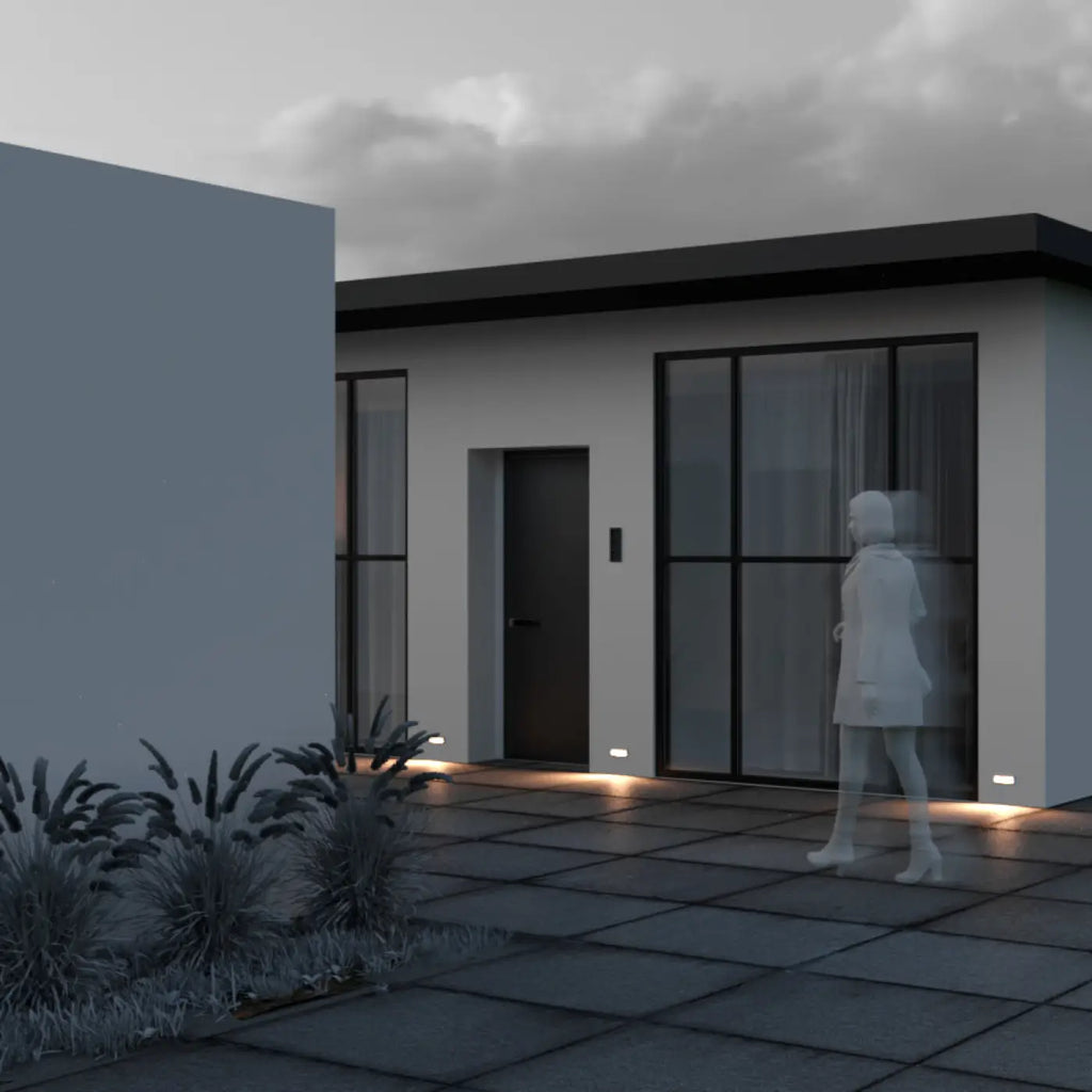 Applique encastrable LED pour escalier en aluminium, IP65