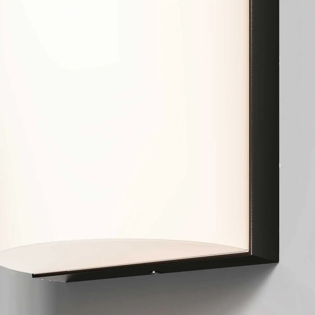 Applique extérieure LED en aluminium graphite, carrée ou ronde