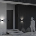 Applique extérieure LED double faisceau haut et bas, graphite