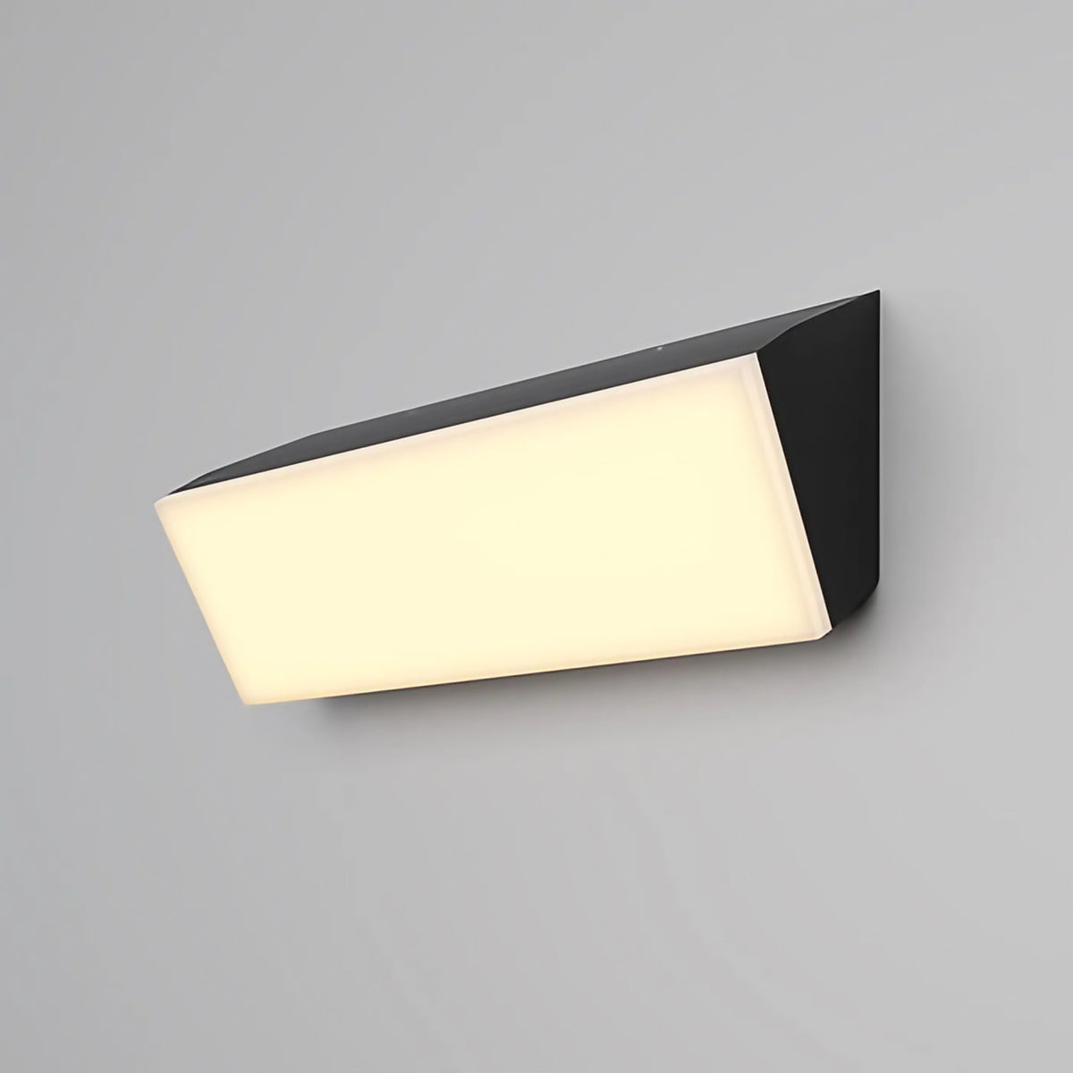 Applique extérieure LED rectangulaire en aluminium, trois tailles