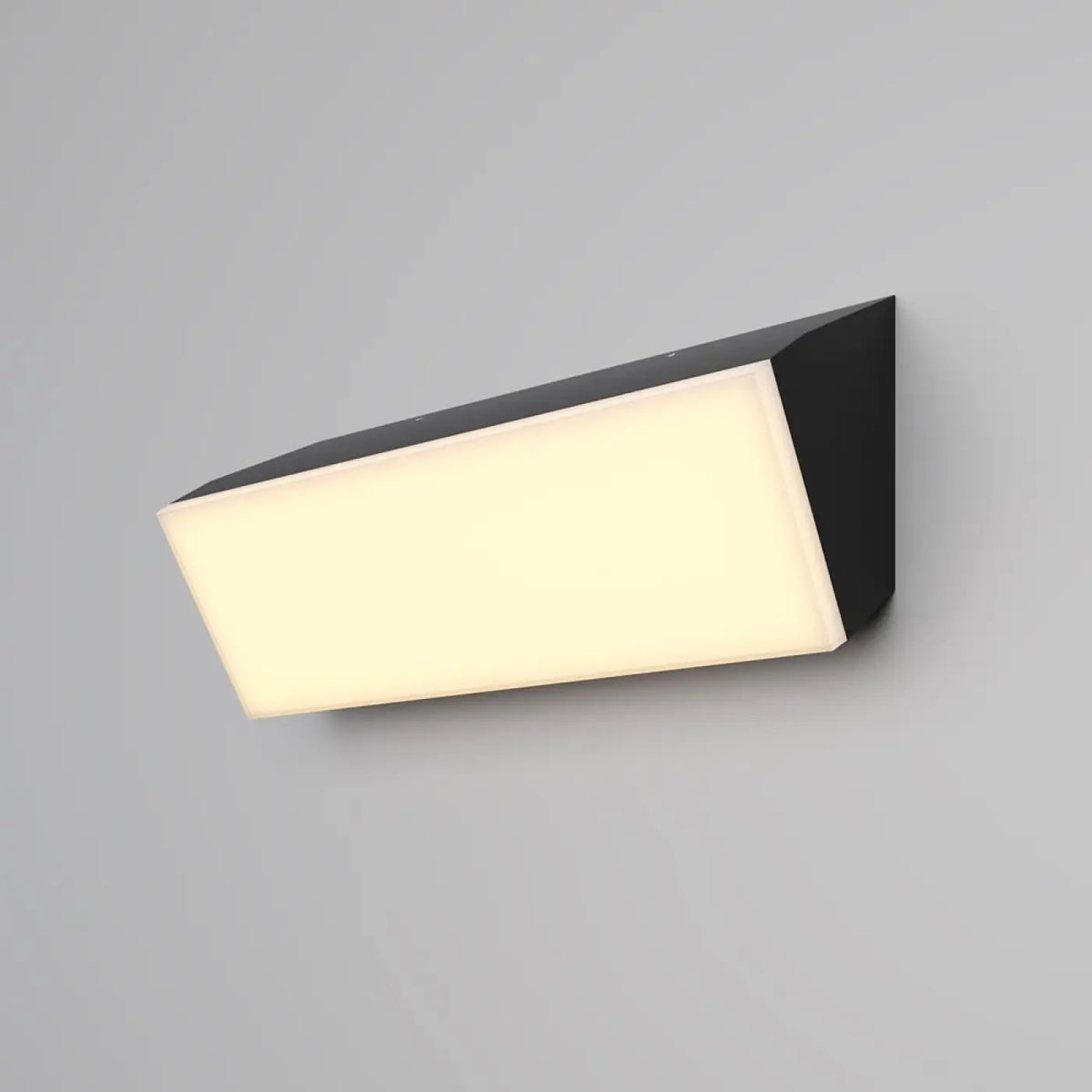 Applique extérieure LED rectangulaire en aluminium, trois tailles
