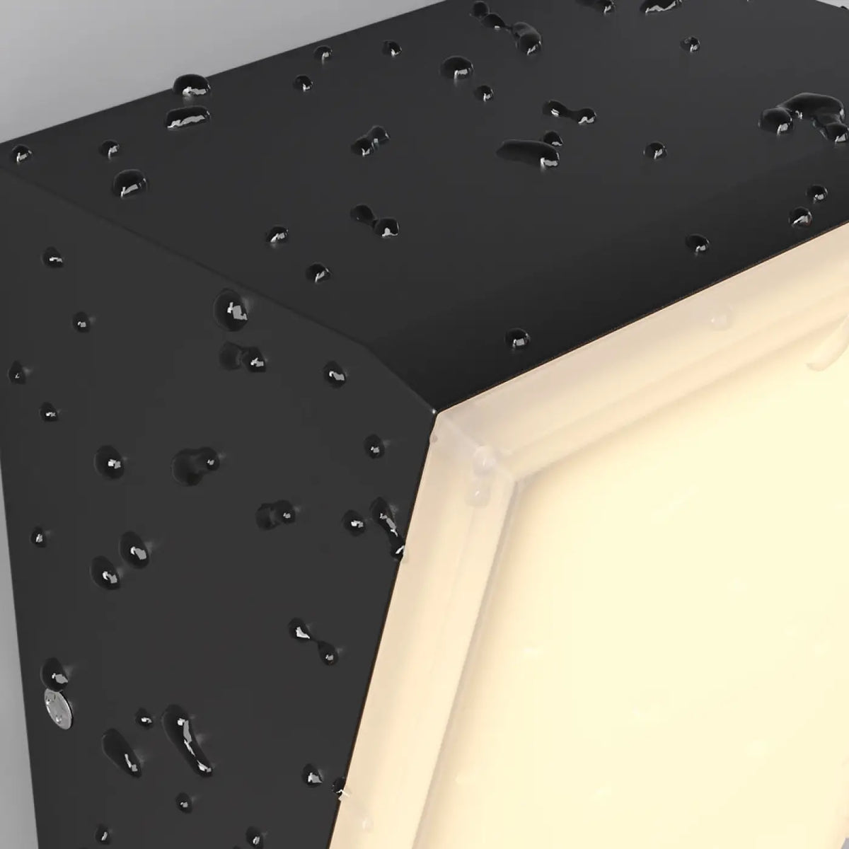 Applique extérieure LED rectangulaire en aluminium, trois tailles