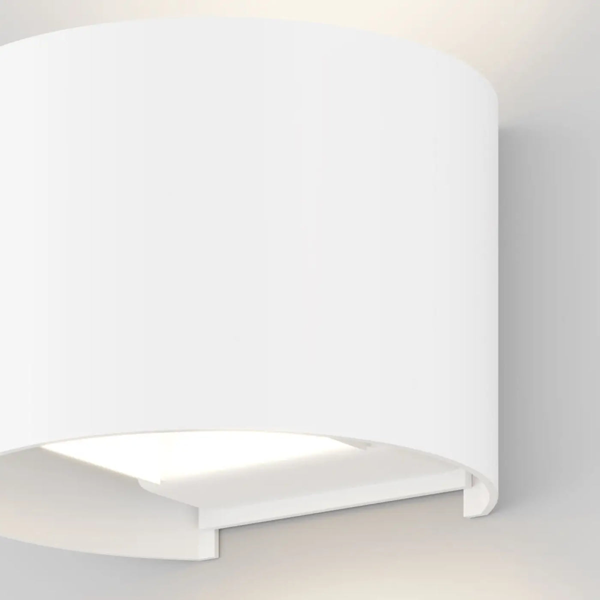Applique extérieure LED arrondie à double faisceau, IP54