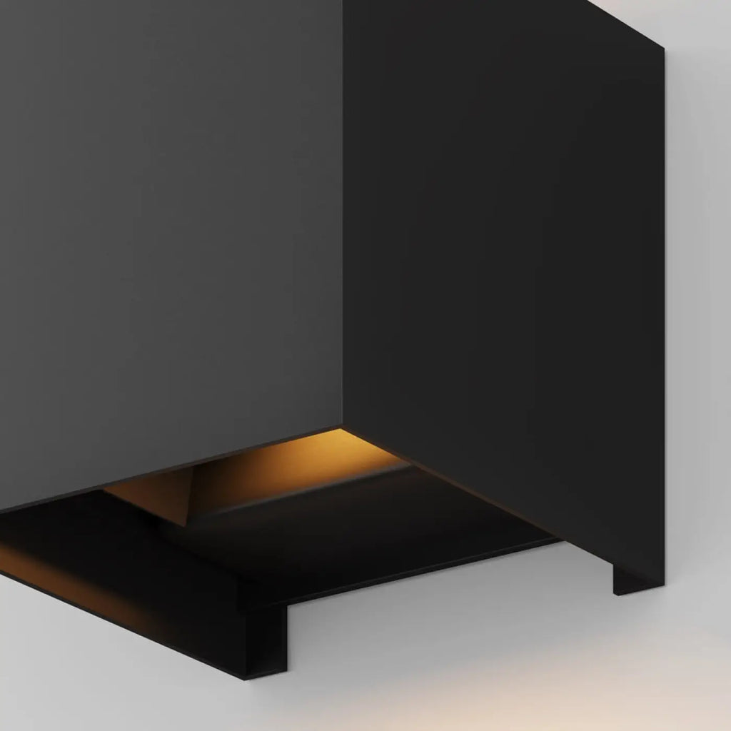 Applique extérieure LED cube à double faisceau, IP54