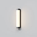 Applique extérieure LED tube vertical noir IP54, 30 ou 50 cm