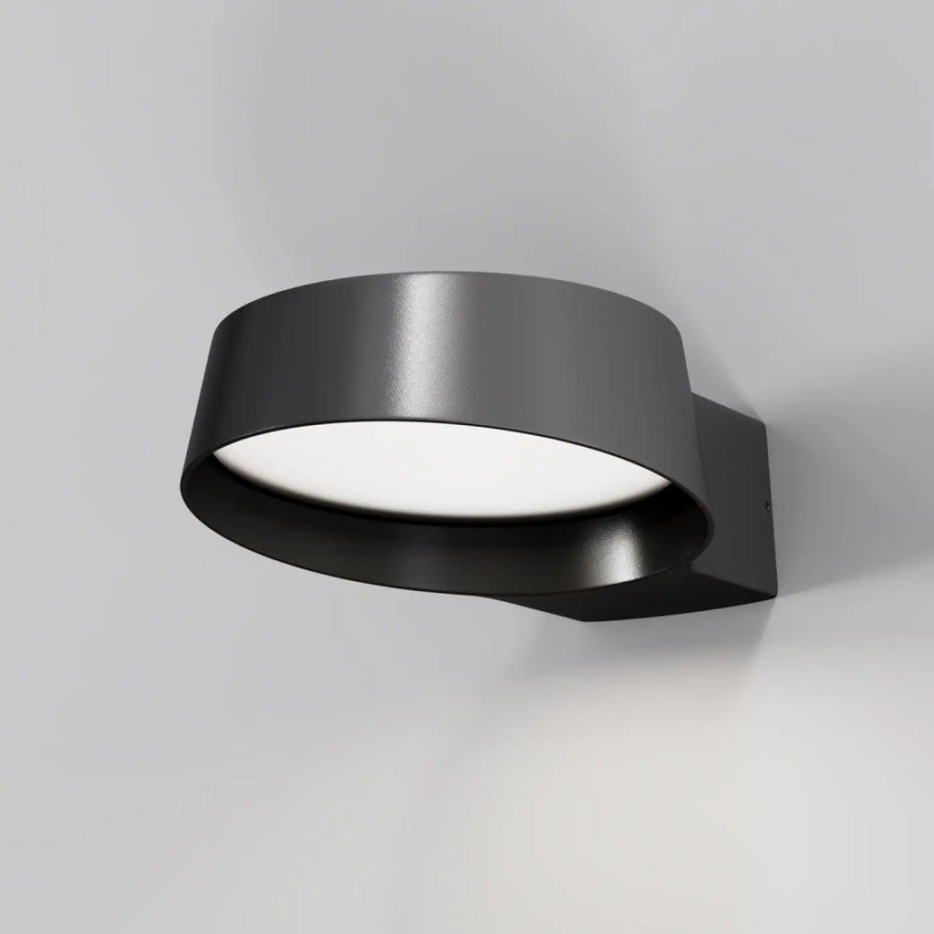 Applique extérieure LED à large faisceau, 1200 lumens, noire