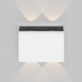 Applique extérieure LED à double faisceau haut et bas, noir ou blanc, blanc