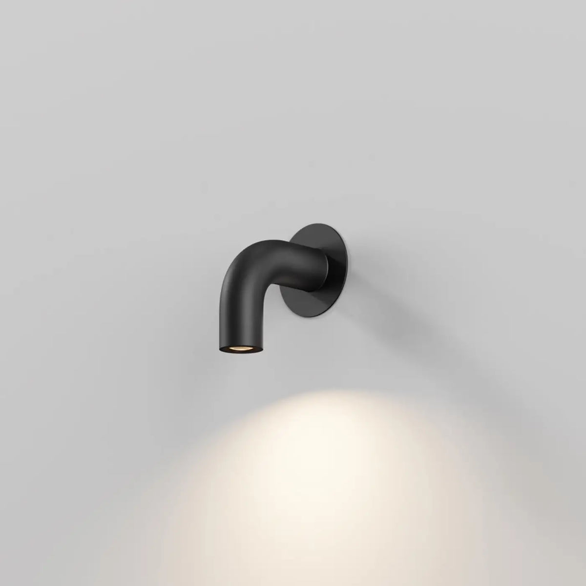 Applique extérieure LED cube en aluminium noir, simple ou double
