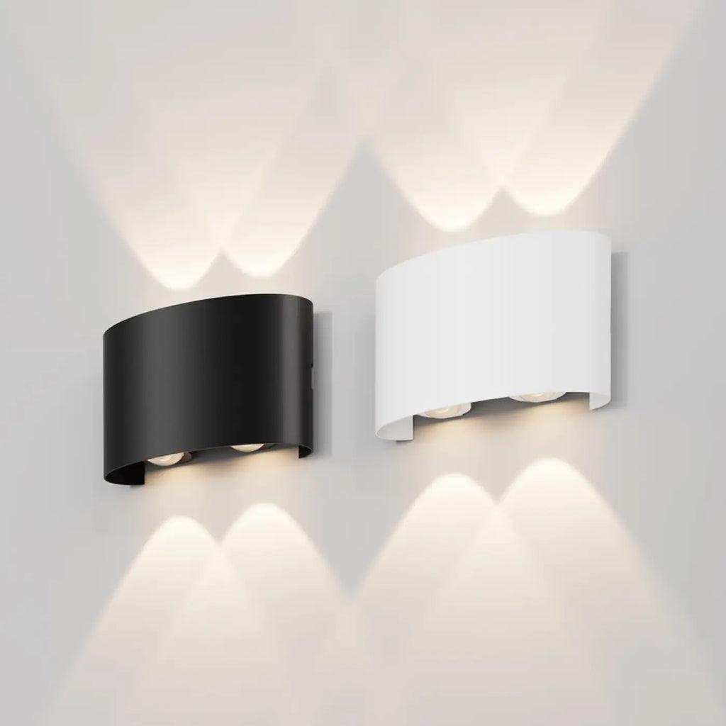 Applique extérieure LED compacte IP54, 600 lumens
