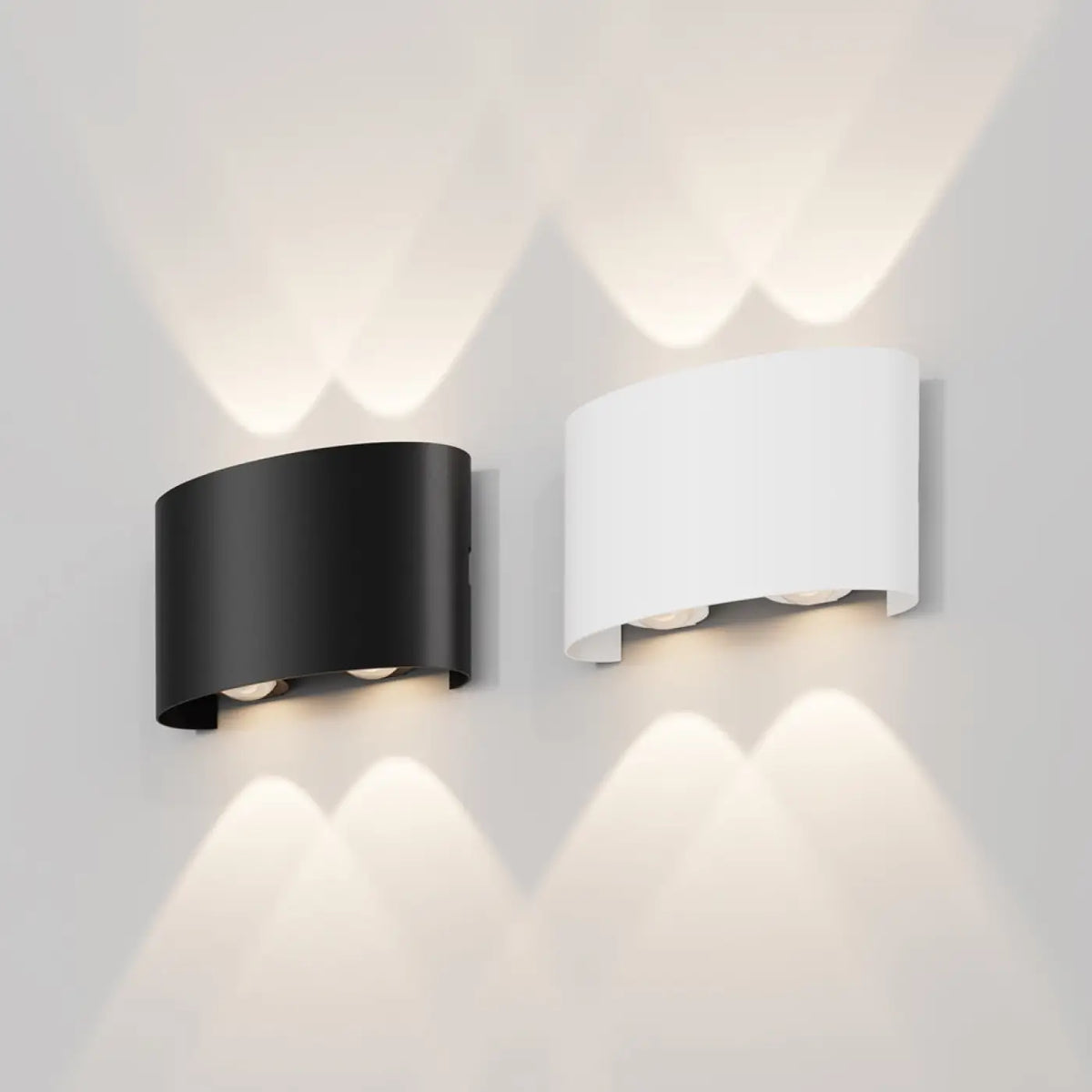 Applique extérieure LED compacte IP54, 600 lumens