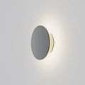 Applique extérieure LED ronde en acier gris, IP65, 14 ou 18 cm