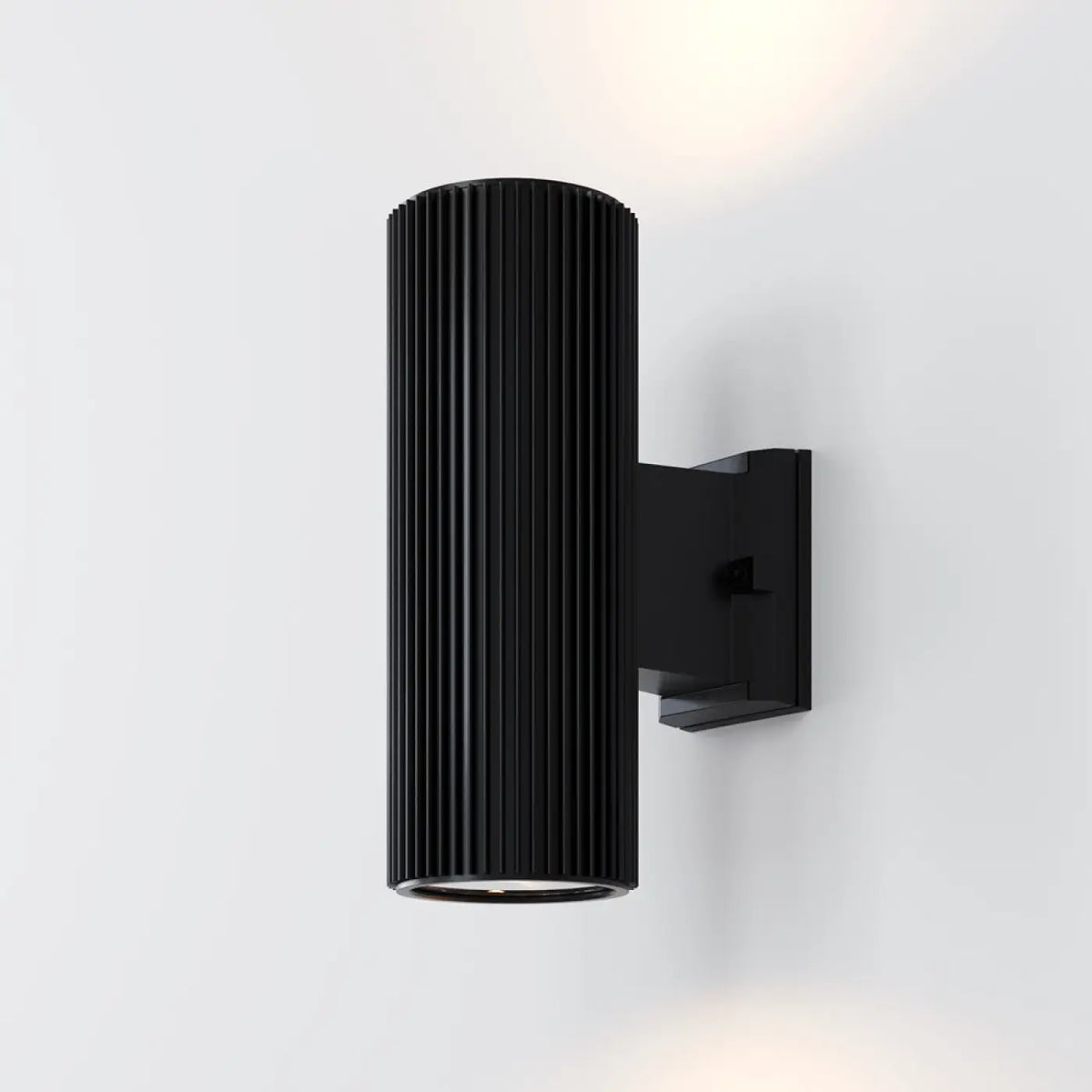 Applique extérieure cylindre en acier IP54, culot E27, 2 tailles