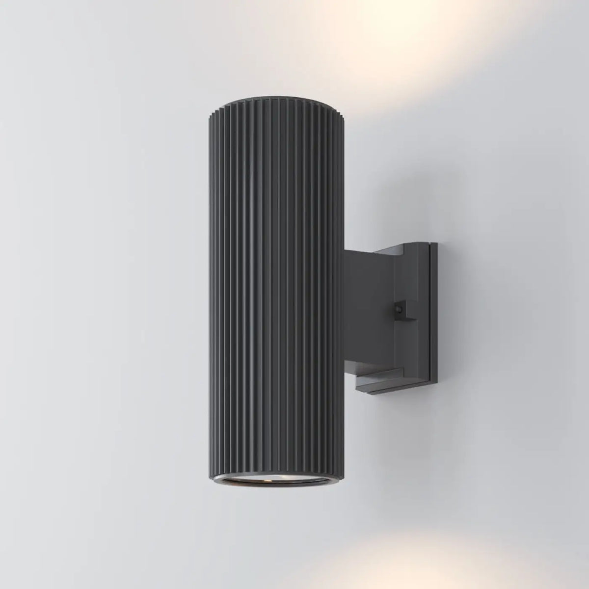 Applique extérieure cylindre en acier IP54, culot E27, 2 tailles