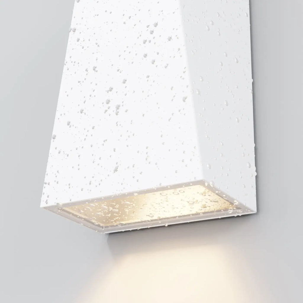 Applique extérieure LED bloc vertical en acier, IP54