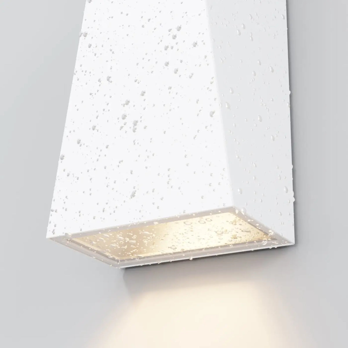 Applique extérieure LED bloc vertical en acier, IP54