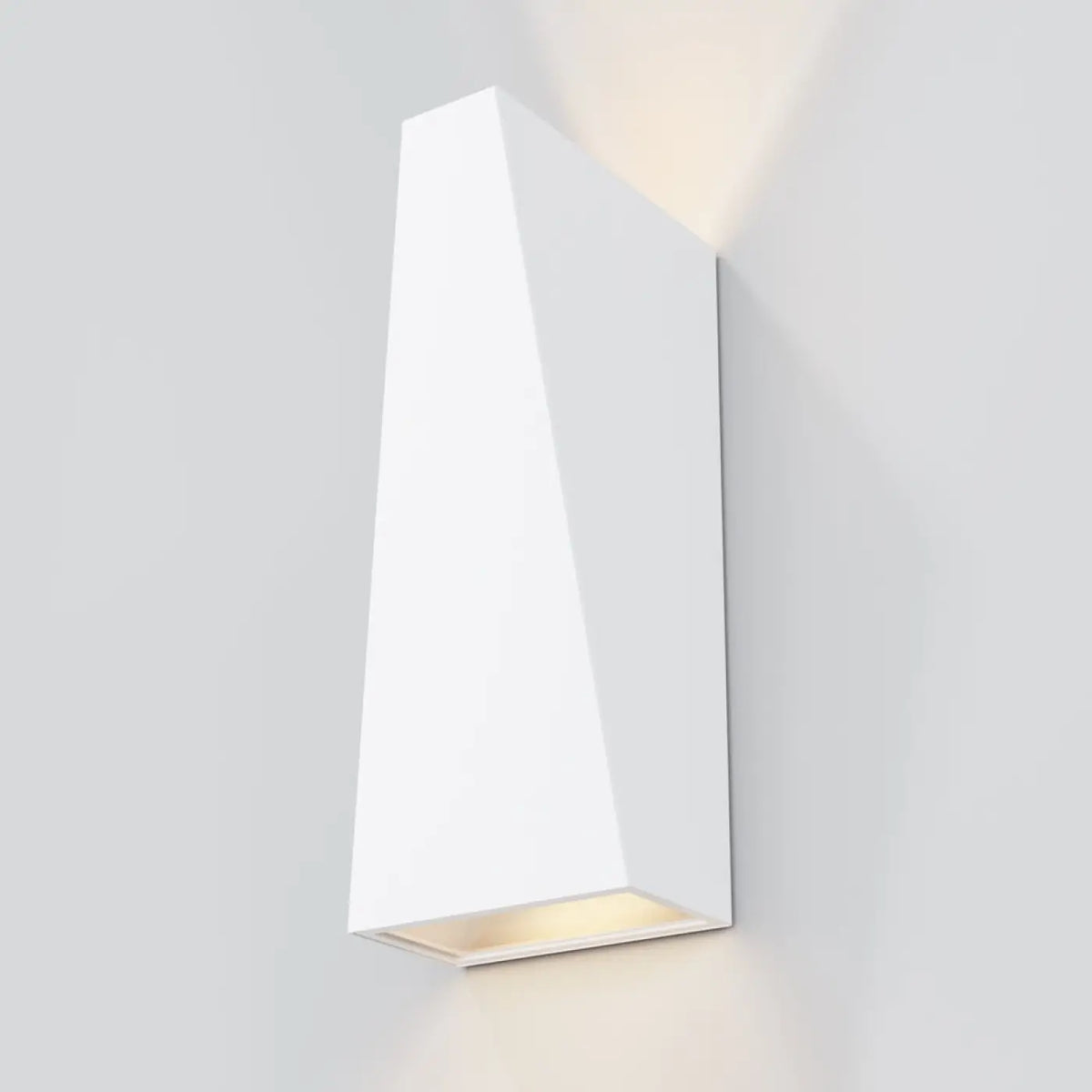Applique extérieure LED bloc vertical en acier, IP54