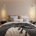 Applique murale LED moderne, finition noire ou dorée, doré
