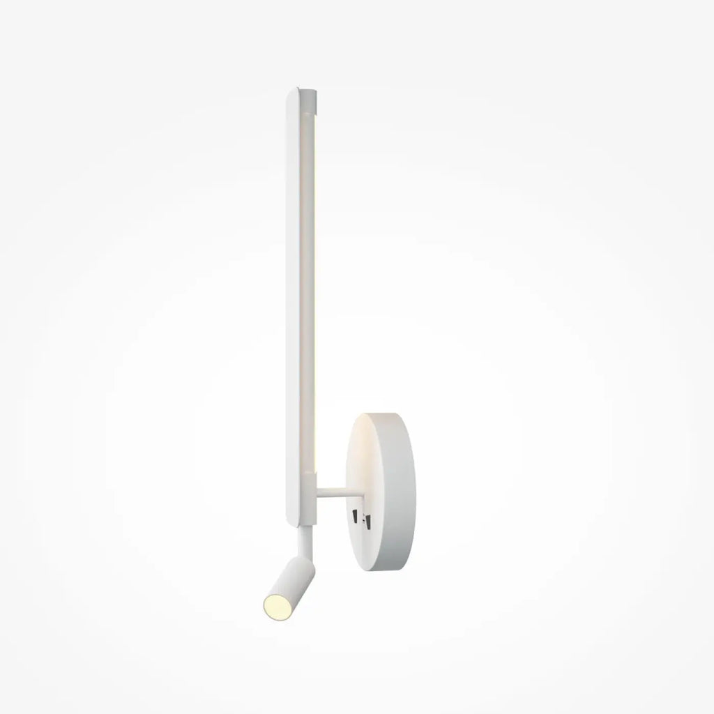 Applique liseuse LED avec port USB pour tête de lit, noir ou blanc