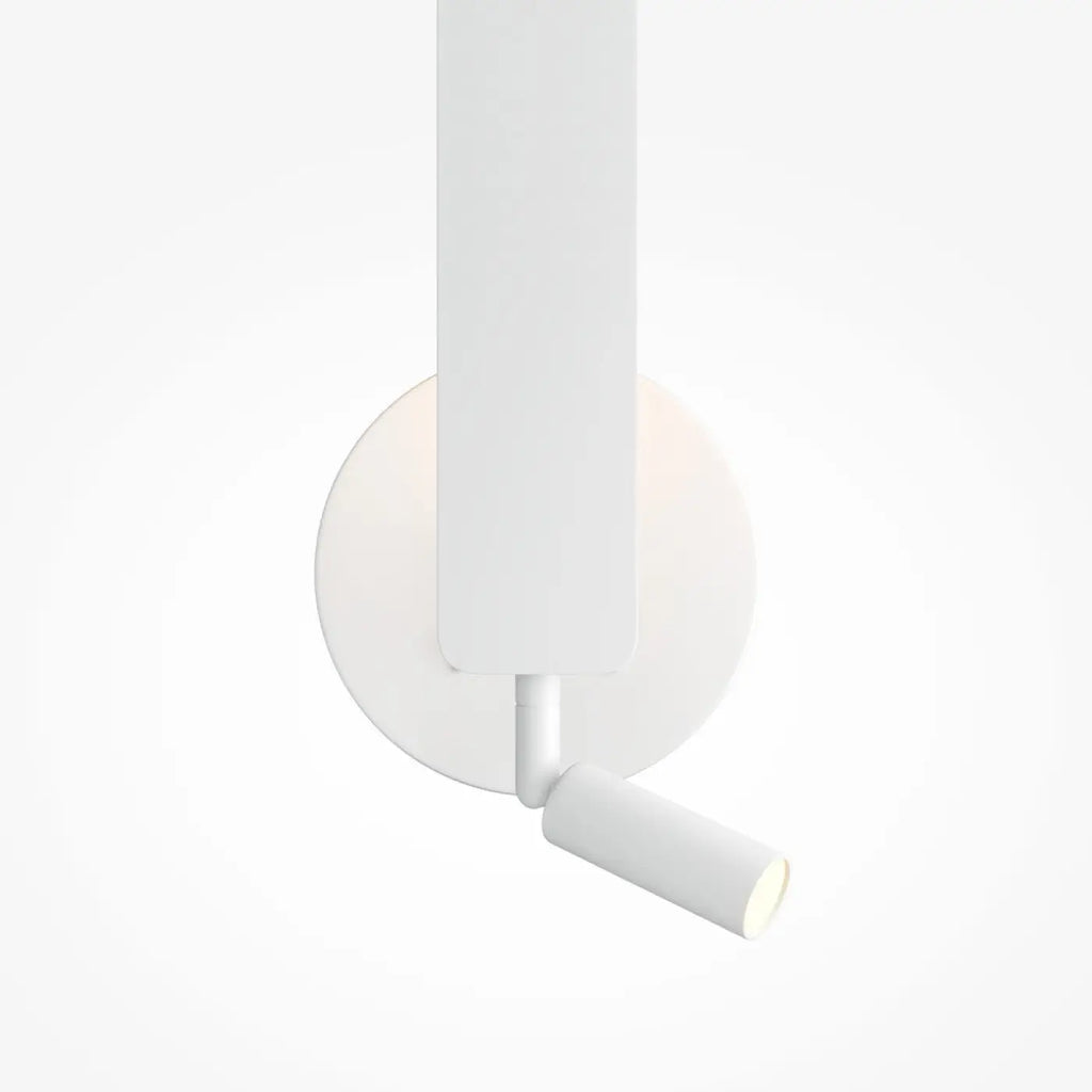 Applique liseuse LED avec port USB pour tête de lit, noir ou blanc