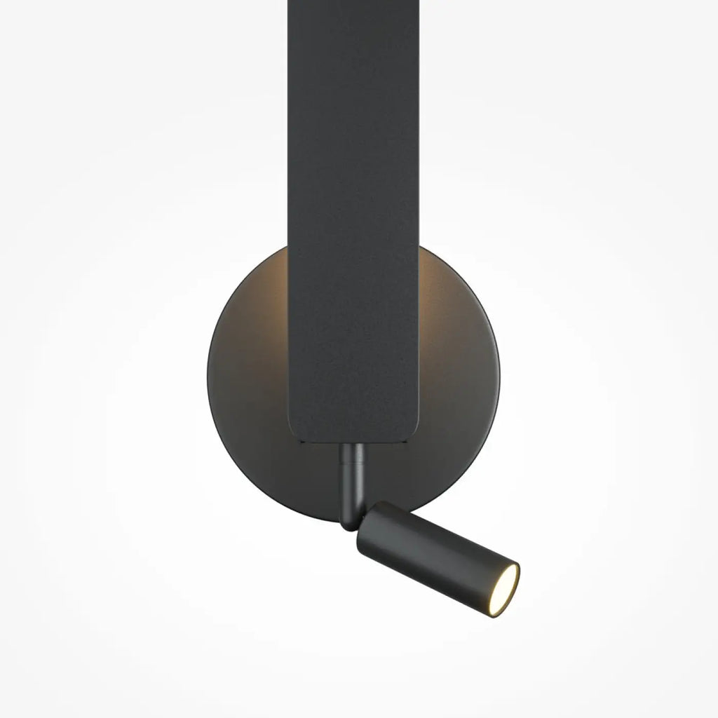 Applique liseuse LED avec port USB pour tête de lit, noir ou blanc