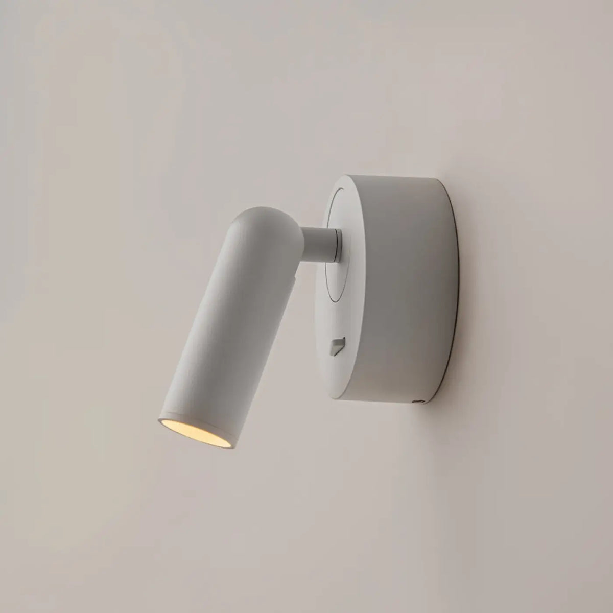 Liseuse murale LED ronde et orientable, blanc chaud 3000 K