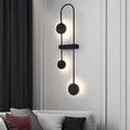 Applique murale LED noire ou dorée, orientation gauche ou droite, noir