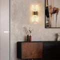 Applique murale moderne, coloris doré ou noir, doré