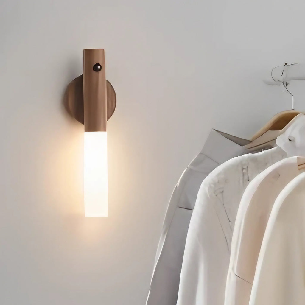 Applique murale nordique beige ou marron, lumière délicate