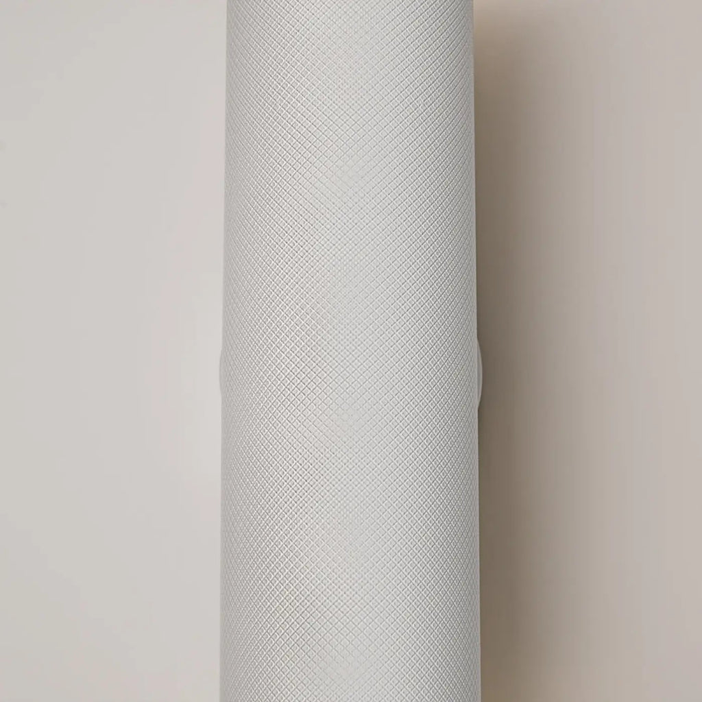 Applique murale cylindre en aluminium texturé, deux GU10