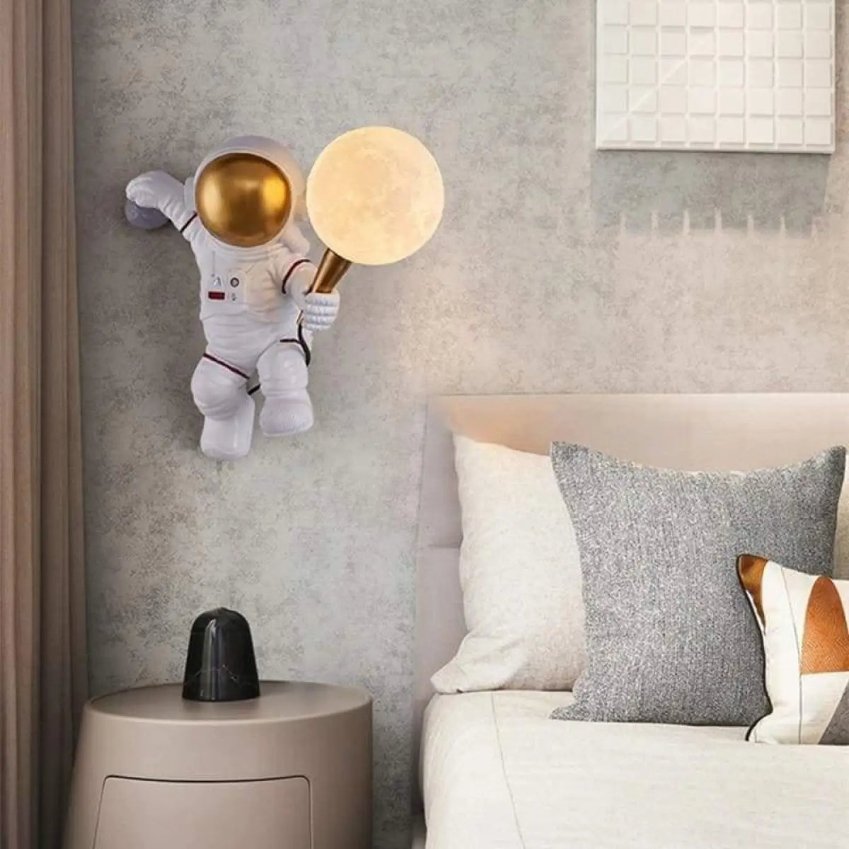 Applique murale astronaute, thème de l'espace