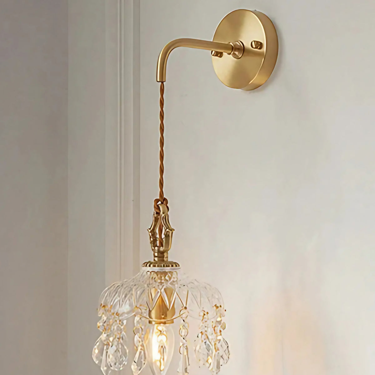 Applique murale de style victorien, esprit XIXe siècle