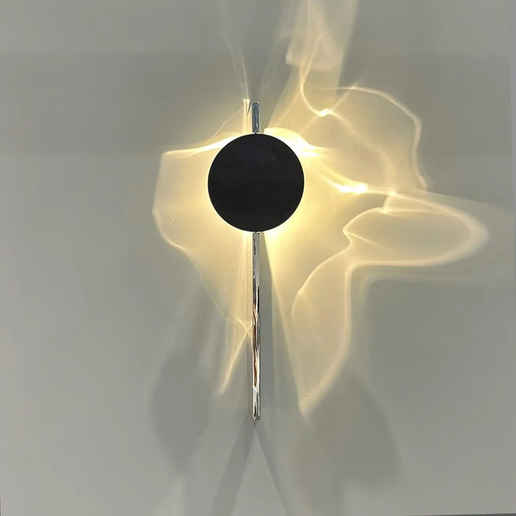 Applique murale effet aurore boréale, blanc chaud ou froid