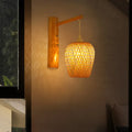 Applique murale en rotin et bambou, trois formes