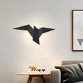Applique murale oiseau, trois coloris, blanc chaud ou froid, noir