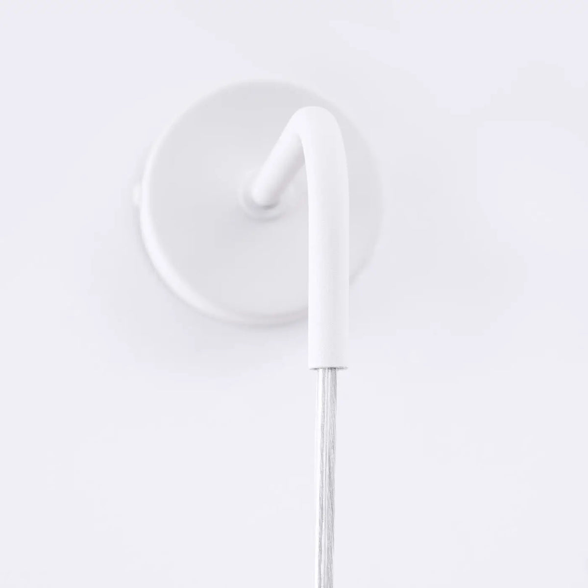 Applique murale blanche à tube ajouré suspendu, ampoule GU10