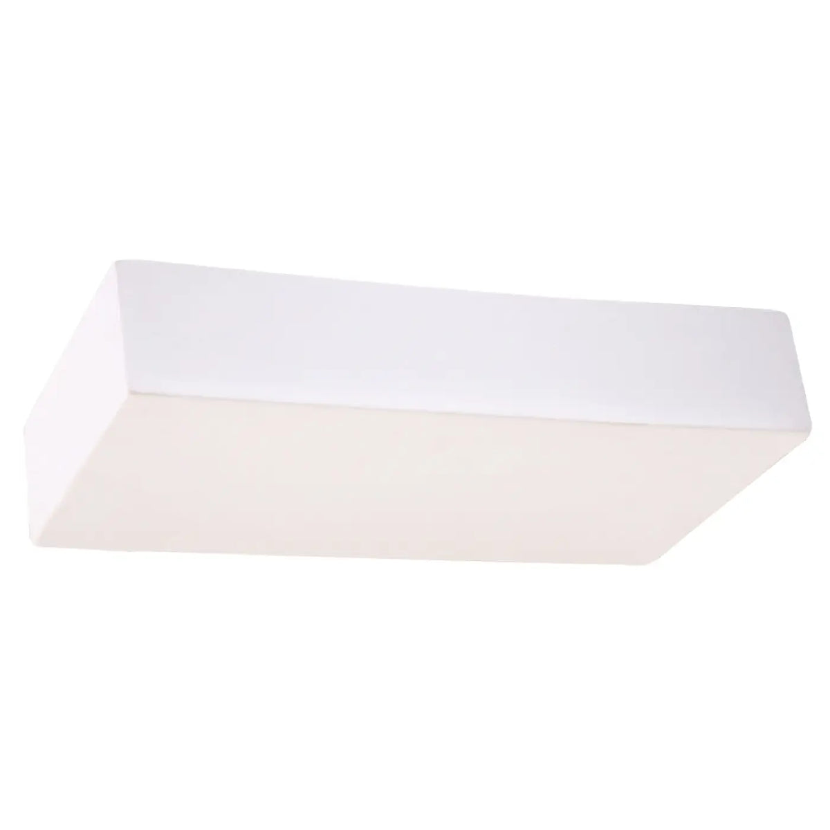 Applique murale plate en céramique blanche, lumière vers le haut