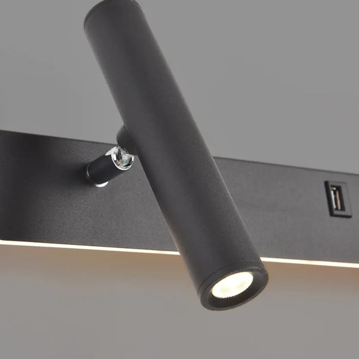 Applique tête de lit, spot orientable, blanc ou noir, gauche ou droite